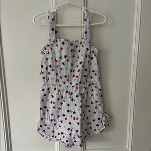 Cat & Jack Starry White Romper
